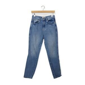 We The Free Stovepipe Out West Blue Jeans Denim Free People Size 26